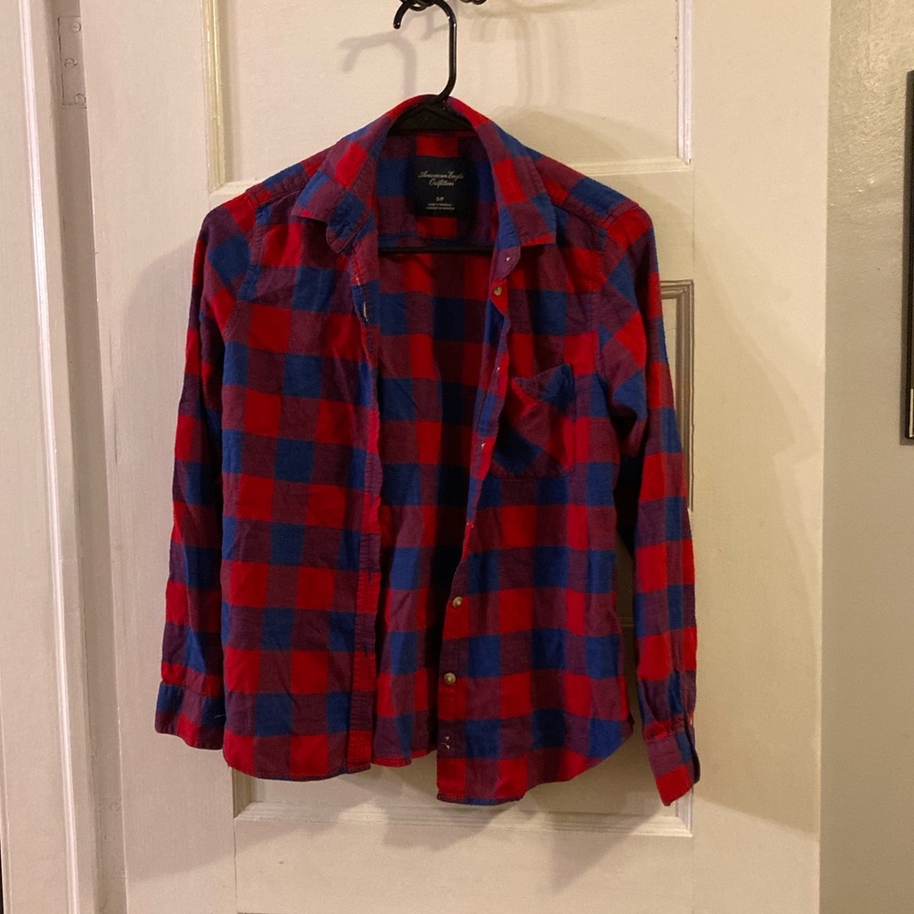 American Eagle Plaid button down